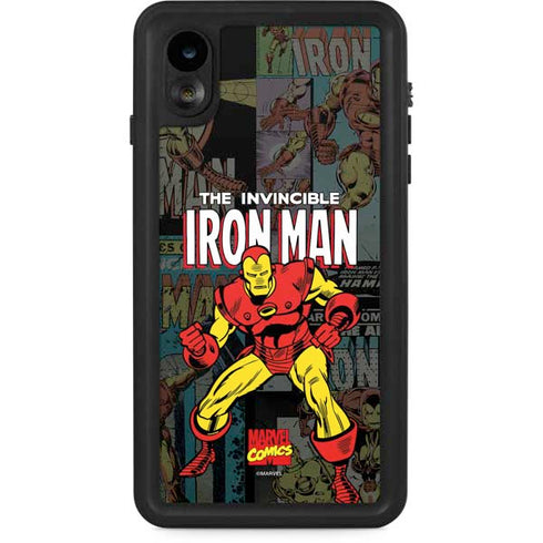 Marvel Classic Comics Iron Man Action Vintage iPhone Cases